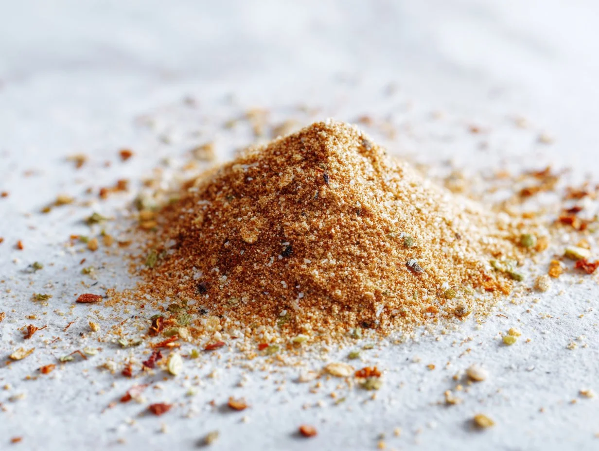 Rotisserie chicken seasoned with flavorful seasoning mix for enhanced taste