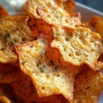 Crispy Cottage Cheese Chips