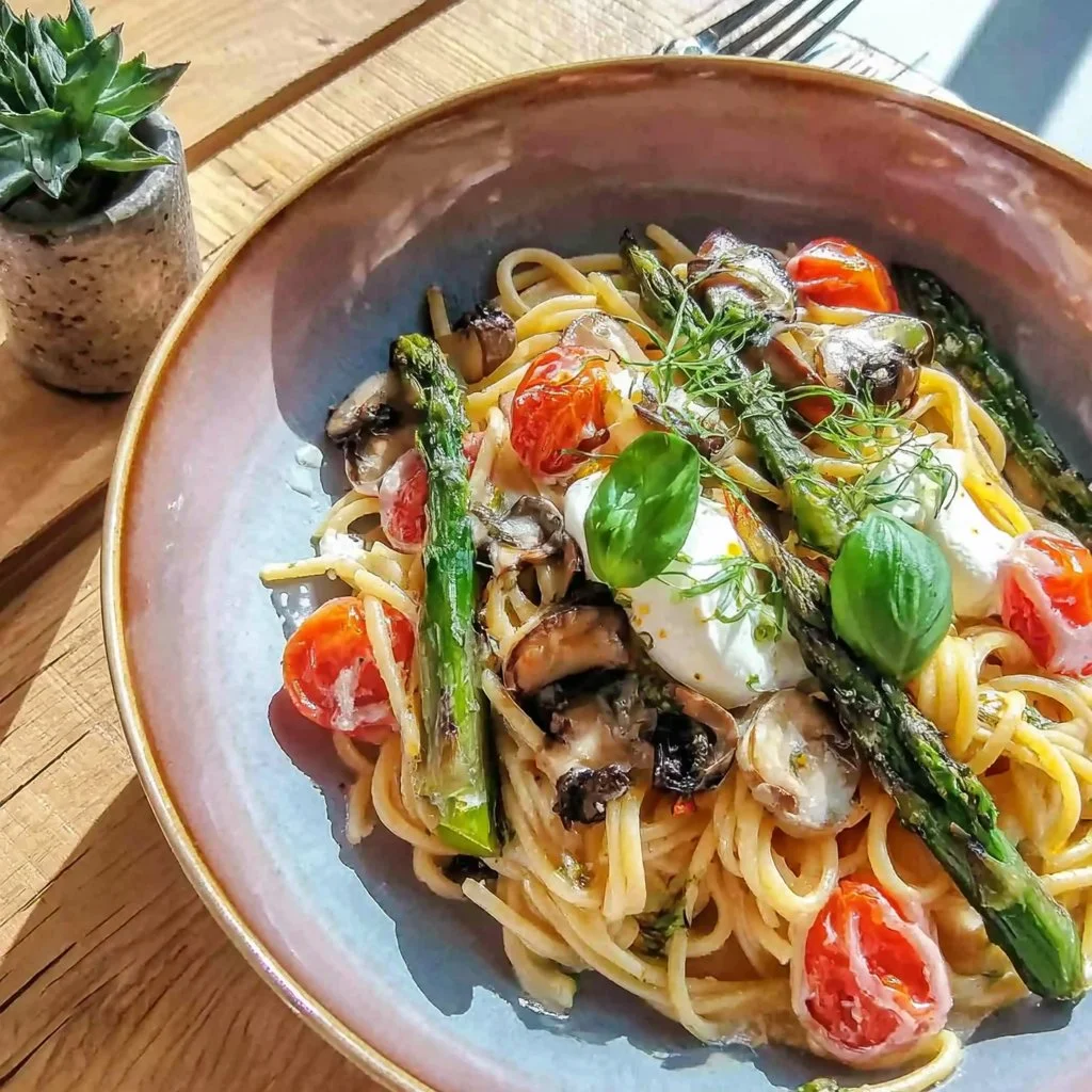 Pâtes Primavera aux Légumes de Saison