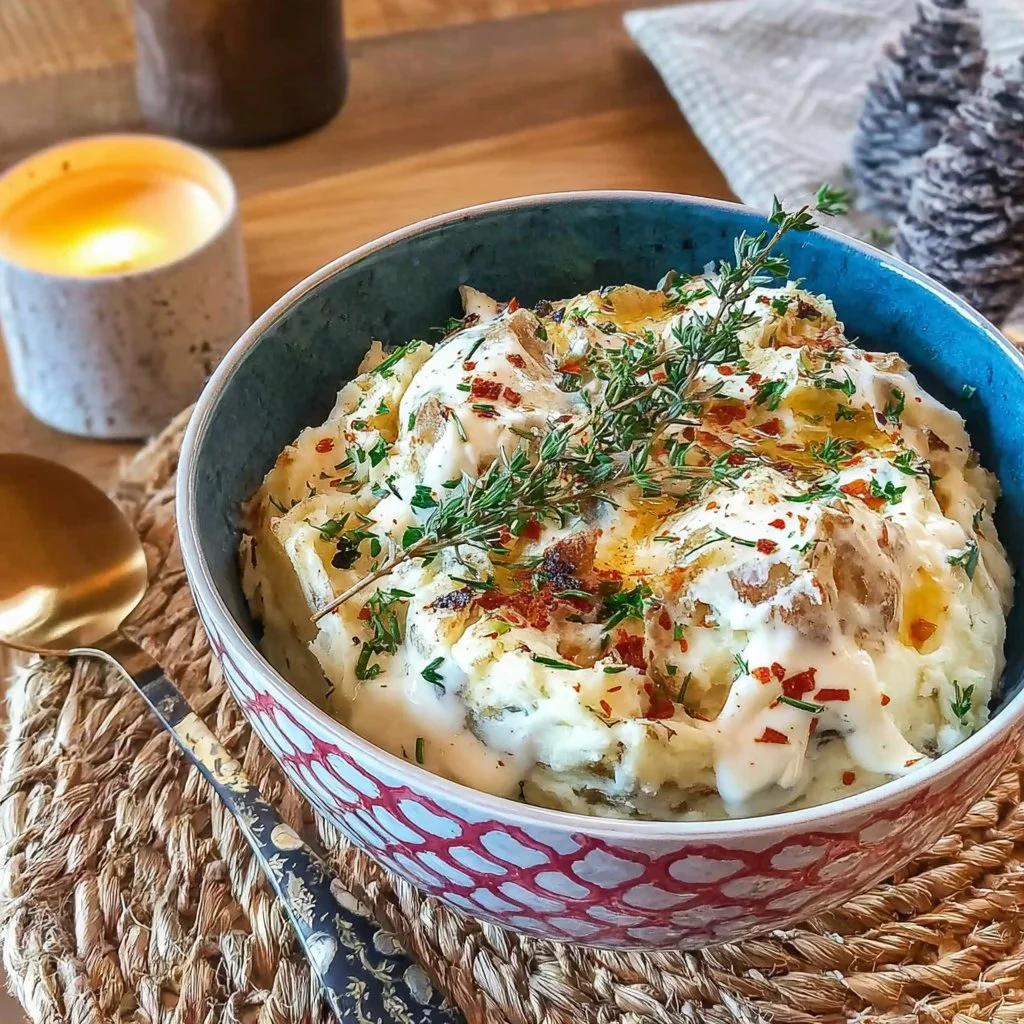 Purée de Pommes de Terre aux Herbes Fraîches