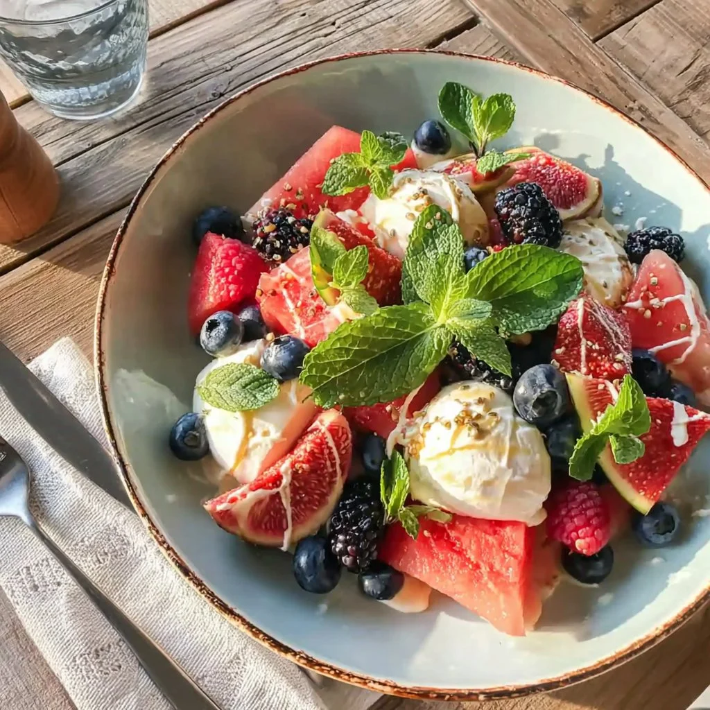 Salade de Fruits Frais et Menthe